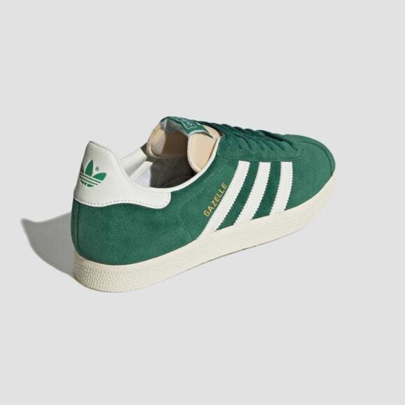 adidas Originals GAZELLE Dark Green Off White Cream White - Picture 3 of 8